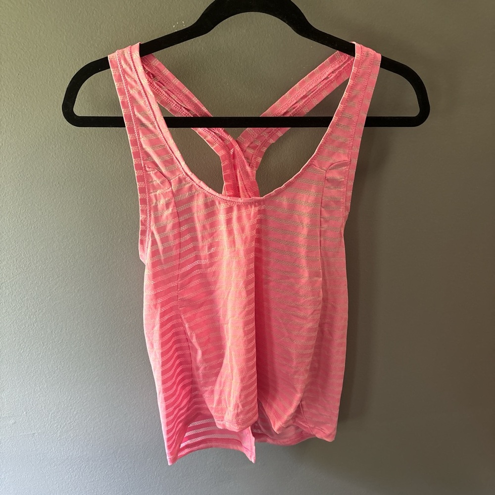 Pink athletic top